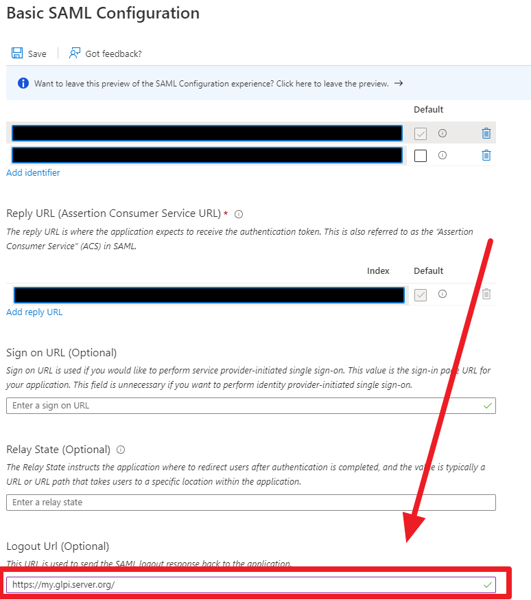 Azure AD Single Logout